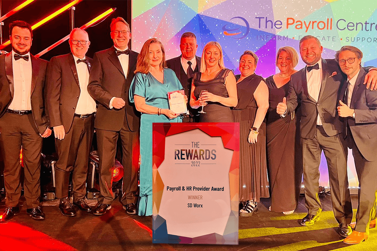The Rewards 2022 - SD Worx - Payroll & HR Provider Awards
