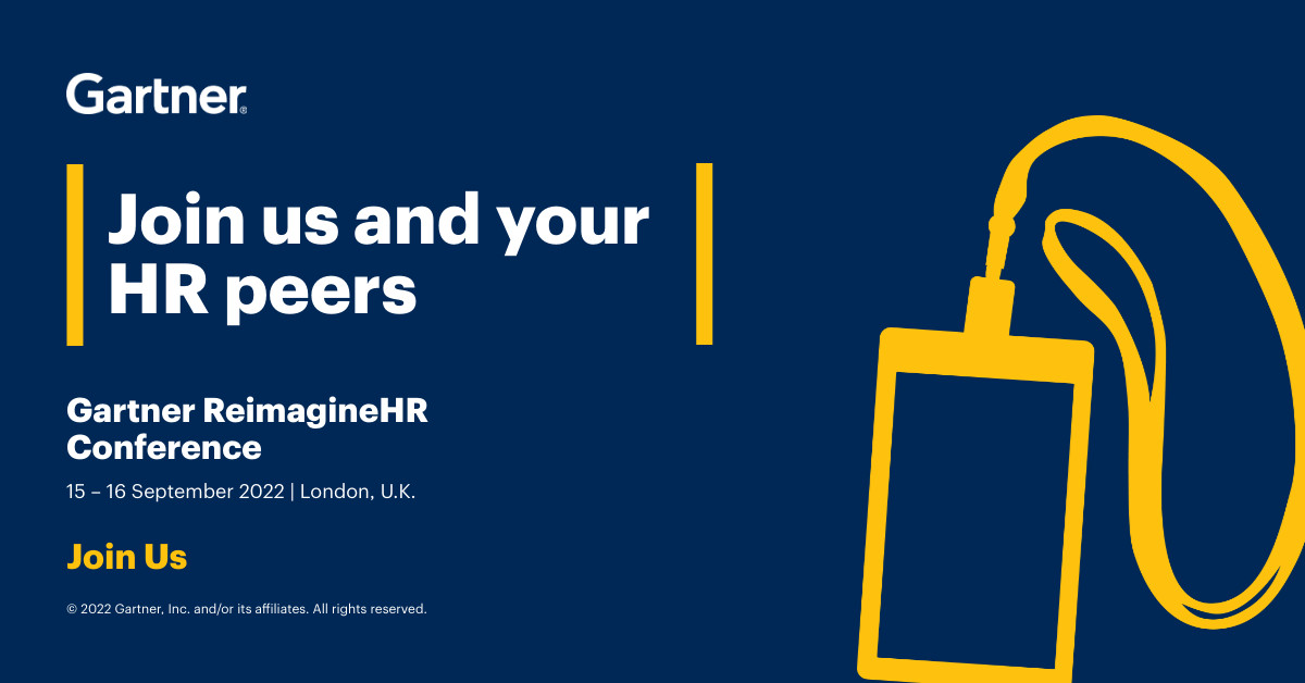 Gartner Reimagine HR conference 2022 SD Worx
